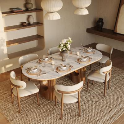 Salur Table marmer oval 
