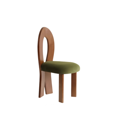 Wave Solid Jati table set Model